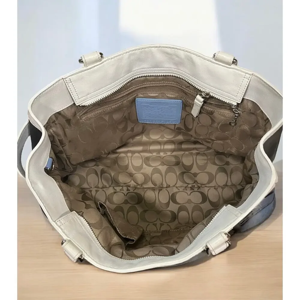 Y2K Coach F10521 Hamilton Leather Satchel Bag